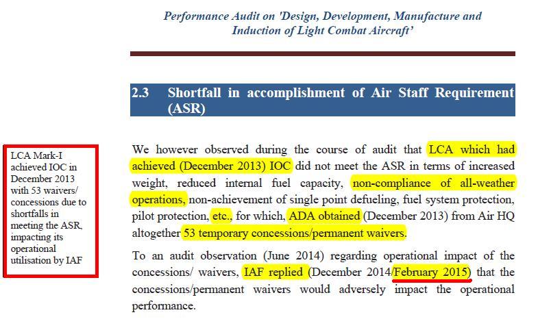 2.3 Shortfall in compliance of ASR (53 waivers & concession).JPG