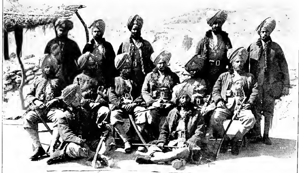 36 Sikhs native offrs Tirah 1897.jpg