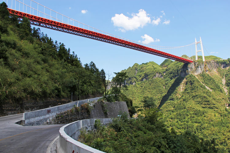 A view from the old national road that winds down to the town of Aizhai.jpg