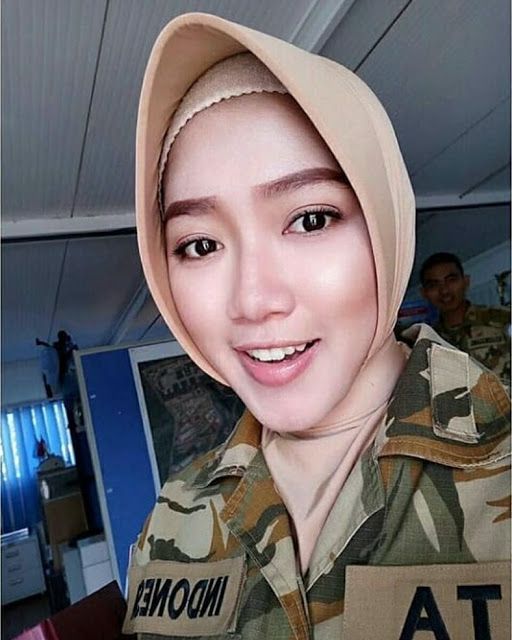 Beautiful Indonesian's Military Hijab (3).jpg