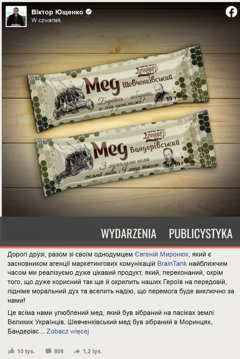 Były prezydent Ukrainy reklamuje słodycze z wizerunkiem Bandery.png