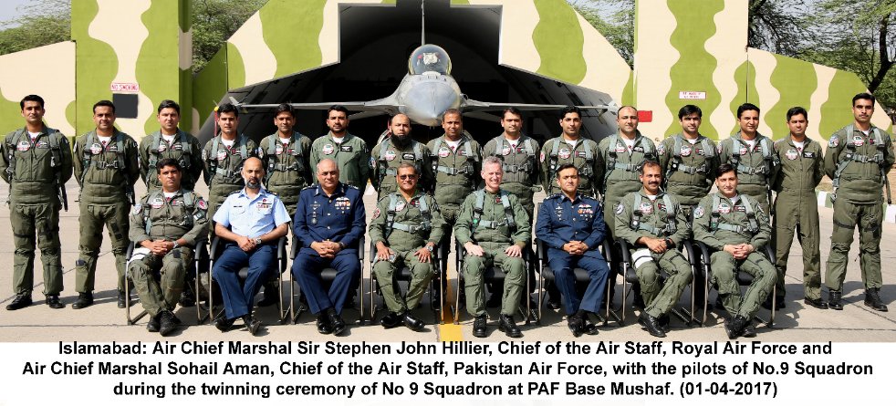 Twining ceremony of PAF & RAF Squadrons | Pakistan Defence