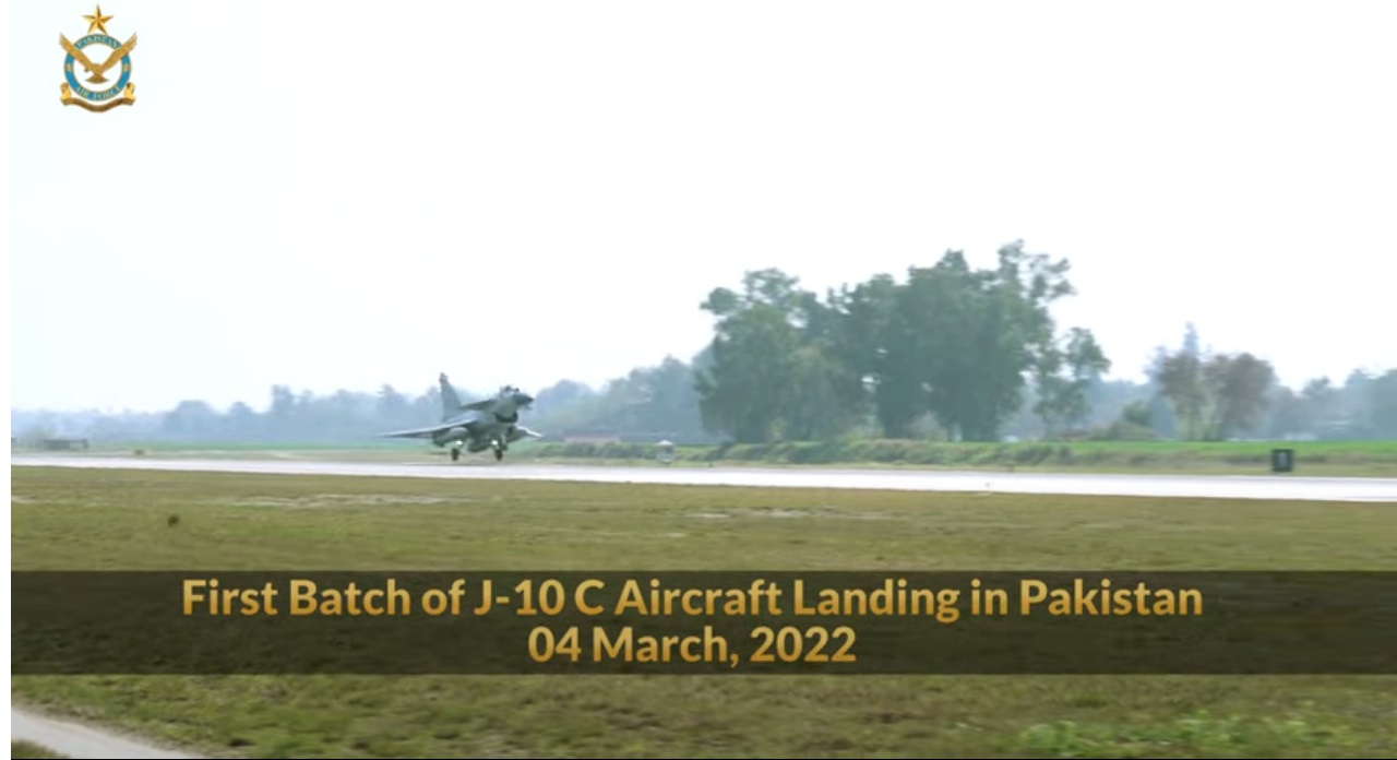 First Batch of J-10 Landing in Pakistan 4th March, 2022.jpg