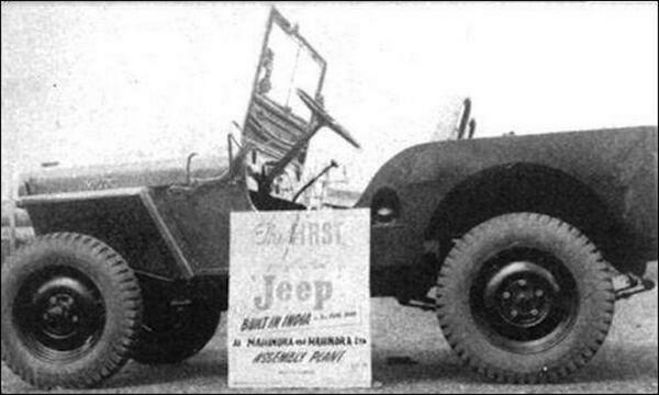 First Willys Jeep Built in India by Mahindra & Mahindra.jpg