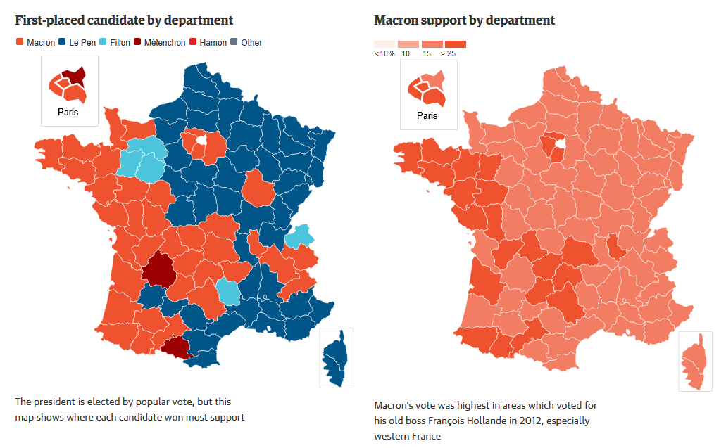 French presidential election- first round results in charts and maps  World news  The Guardian.png