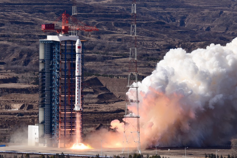 Gaofen-7 satellite launched on CZ-4B rocket from Taiyuan SLC, Shanxi 20191103.jpg