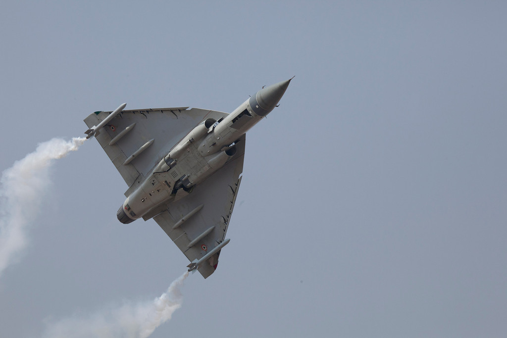 HAL LCA Tejas MK-1 at Aero India 2013 (9).jpg