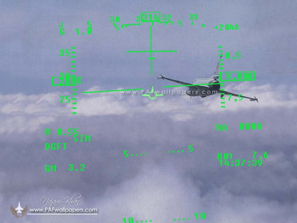 Heads Up Display of JF-17 formation on a routine training mission.JPG