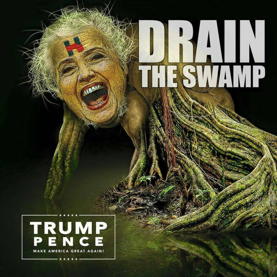 Hillary Drain The Swamp.jpg