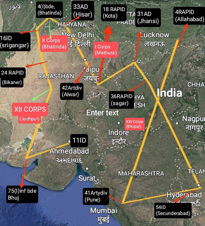 Indian Army ORBAT Against Pakistan-Visualised | Pakistan Defence