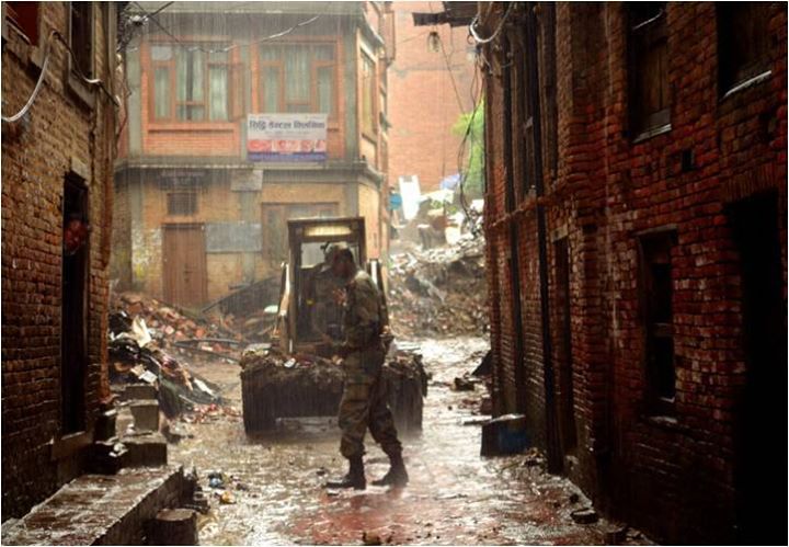 Indian ArmyEngineer Task Force (ETF) clearing collapsed buildings and debris1.jpg