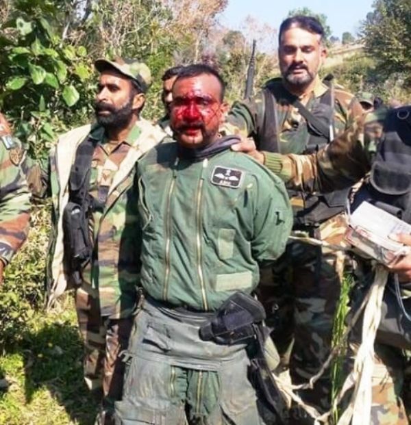 Indian Wing Commander Bloodied and Captured.jpg