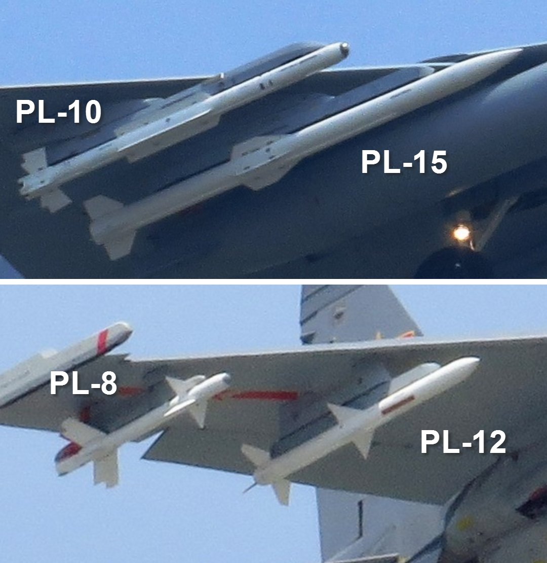 J-10 C Spotted with Chinese High Agility PL-10 5th Generation Within Visual Range Air-to-Air M...jpg