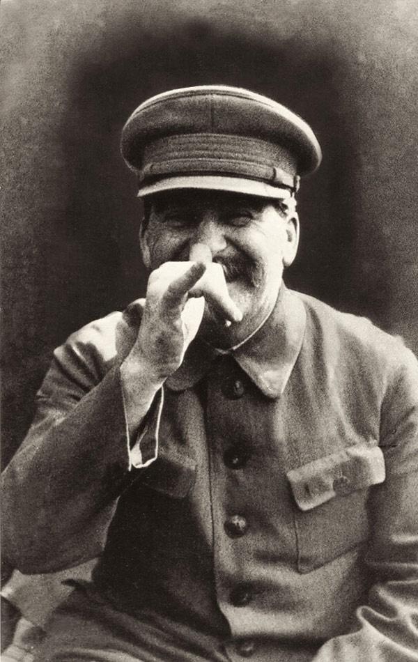 Joseph Stalin making a face at his bodyguard .jpg