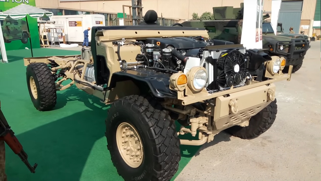 k151 kia light tactical vehicle chassis at IDEAS-2018.jpg