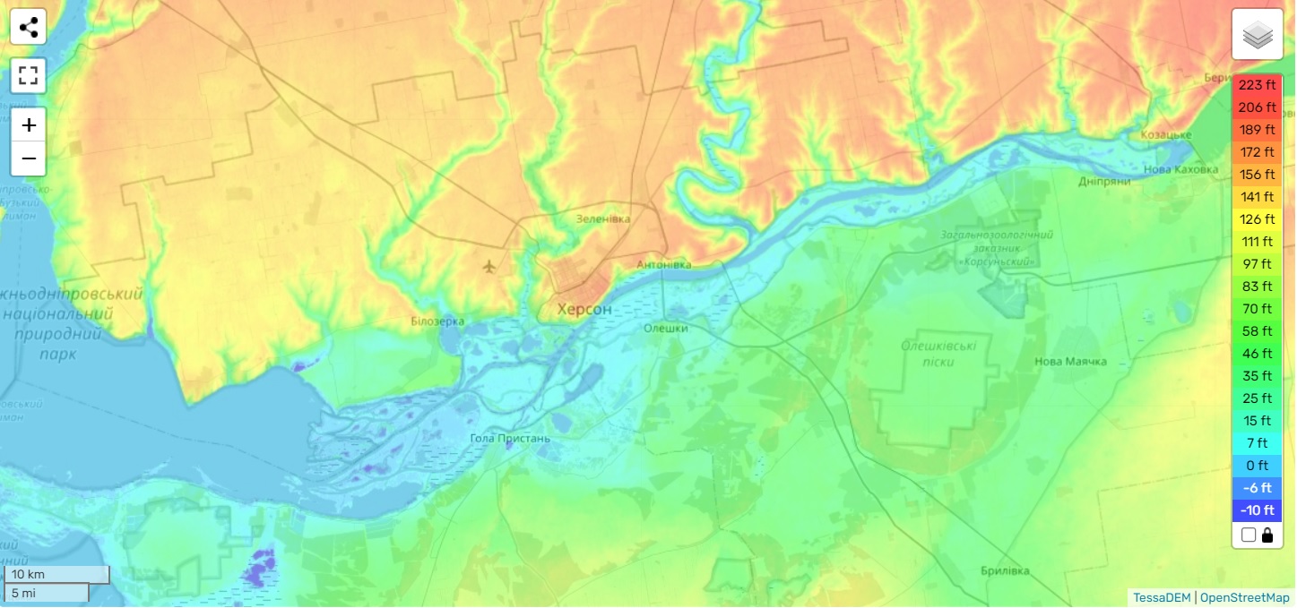 Kherson Topology map.jpg