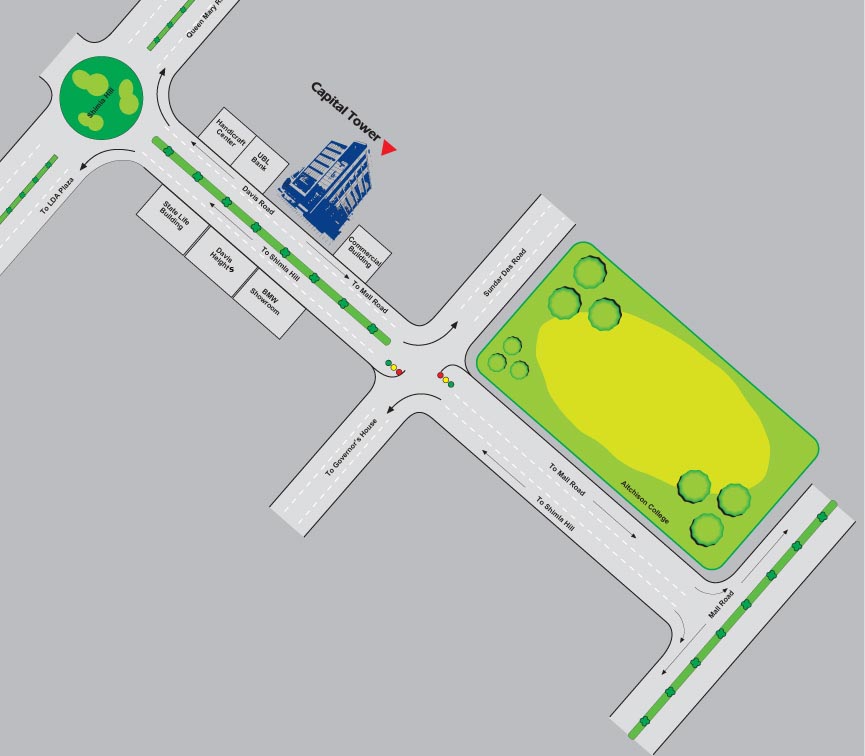 Lahore - Capital Tower - Location Map - 01.jpg