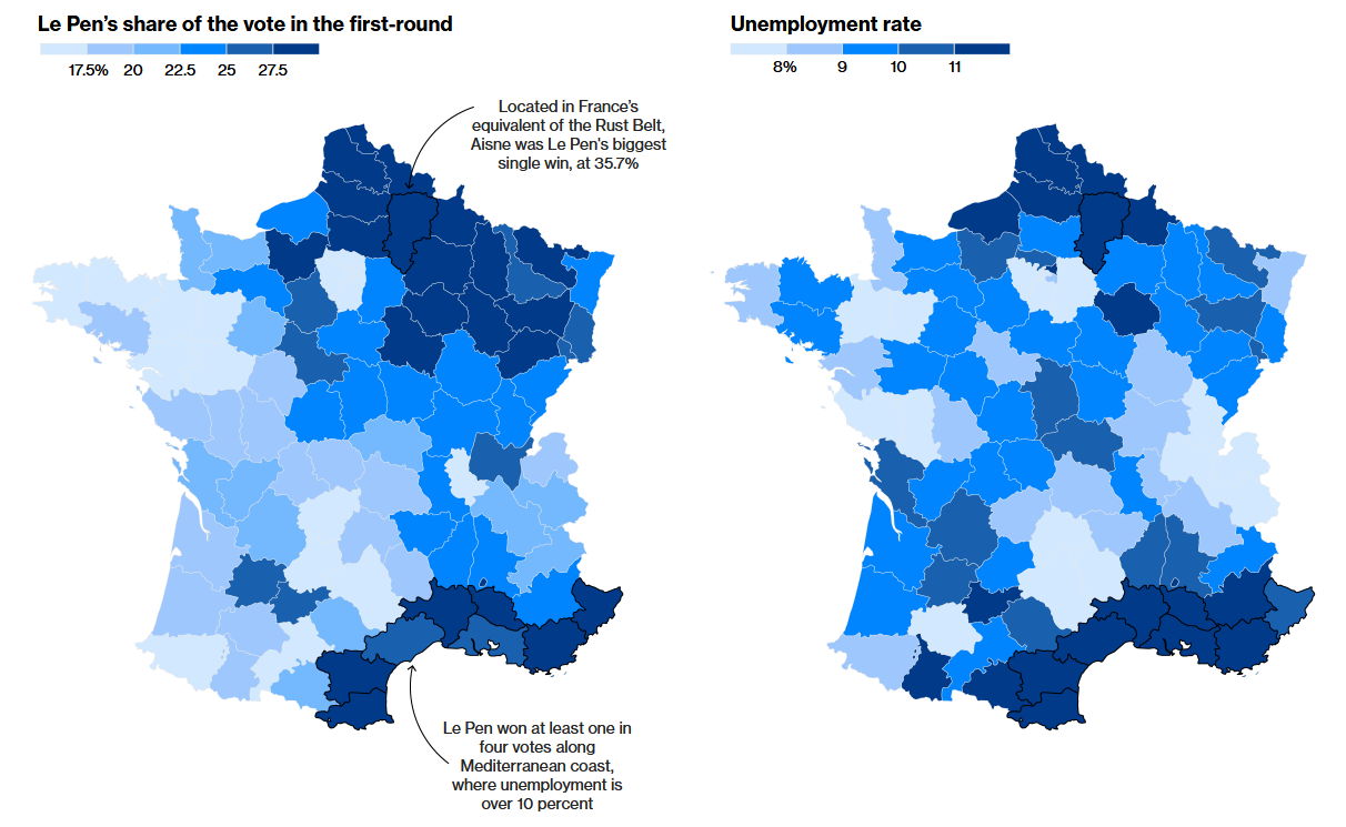 Macron and Le Pen are looking at two different versions of France for their support..png
