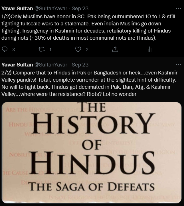 Muslims in S. Asia have honor, Hindus are cucks.png