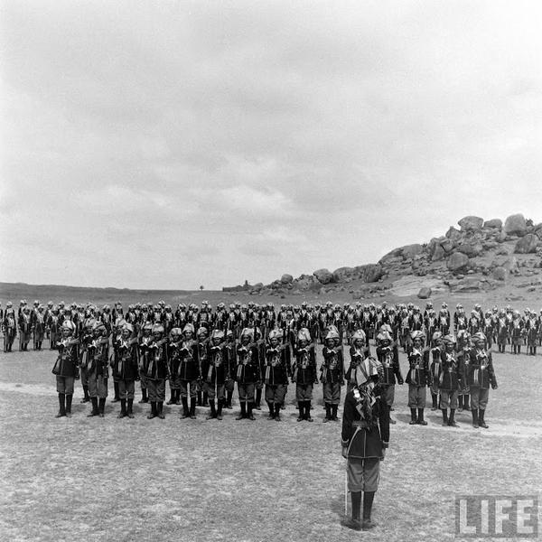 Nizam's Army preparing to combat Operation Polo , Hyderabad.jpg