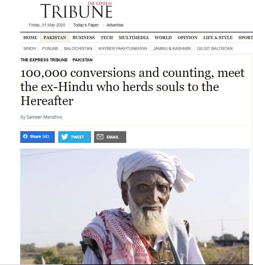 One Ex-Hindu in Pak Sindh converts 100K Hindus to Islam.jpg