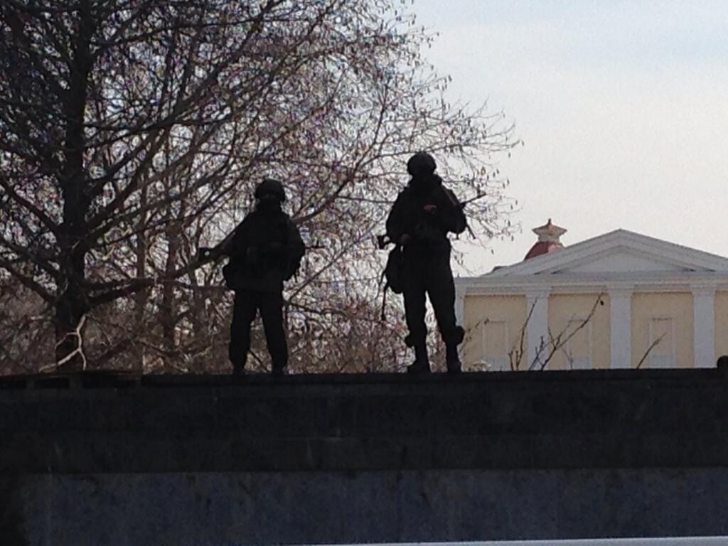 outside parliament in #Simferopol..jpg