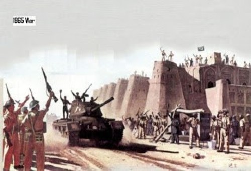Pakistani troops after capturing the Rajput Fort of Kishengarh Rajasthan.jpg