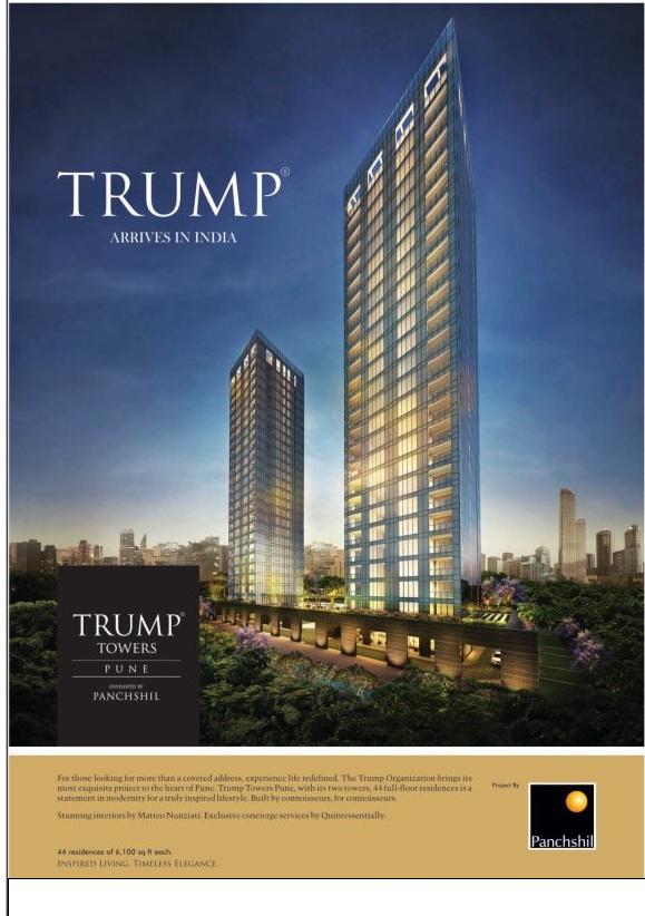 Panchshil Trump Towers - 44 full floor residences of 6100 sq ft each in Pune.jpg