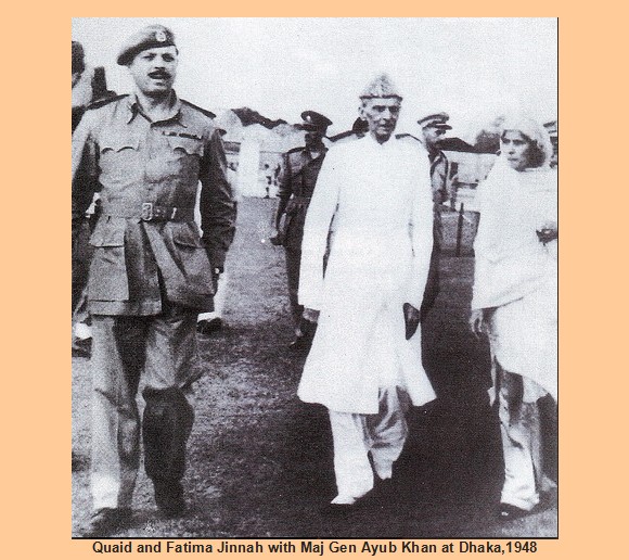 Quaid-and-Fatima-Jinnah-with-Maj-Gen-Ayub-Khan-at-Dhaka1948.jpg