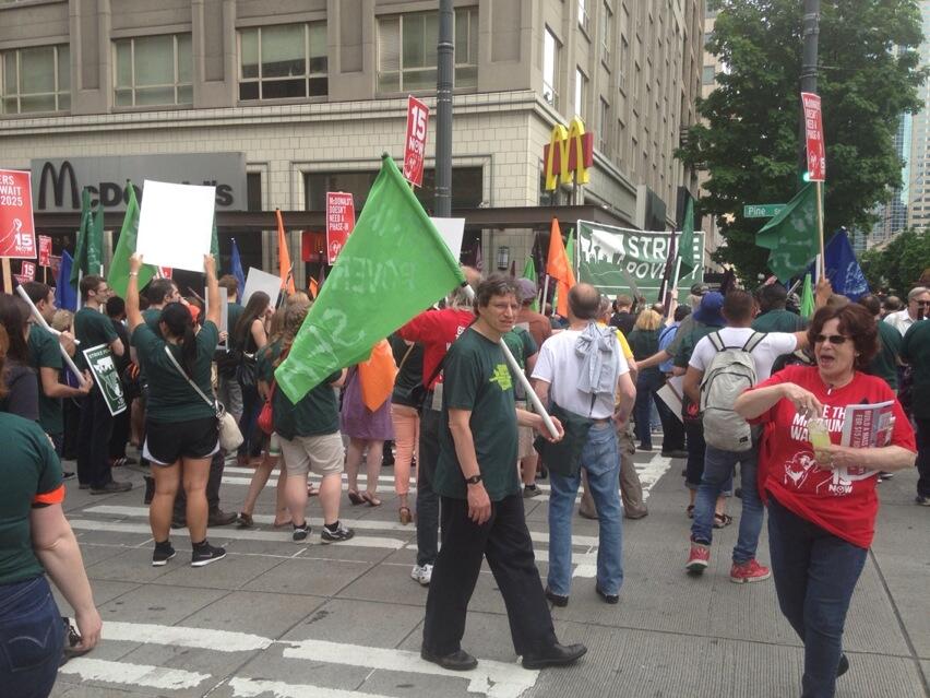 Rally moves to chant outside McDonald's.jpg