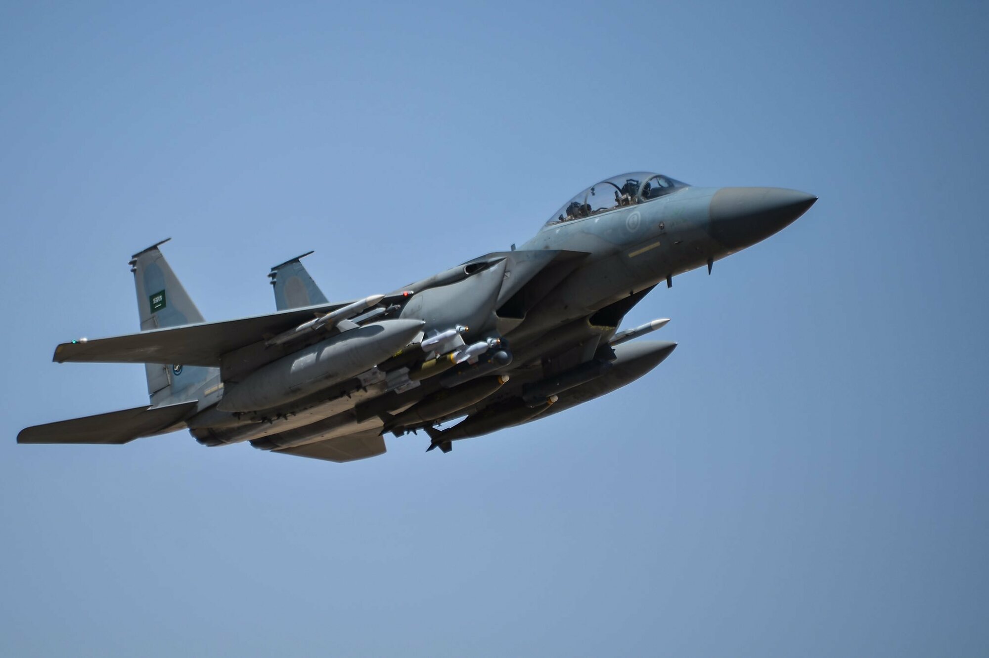 RSAF F-15S Strike Eagles assigned to the 6th Sqn at KKAB on a combat mission..jpg