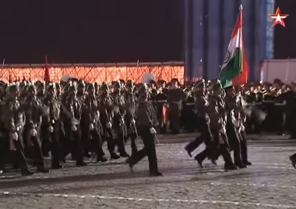 Russia Victory Day 2015 Army Parade Rehearsal indian army.png
