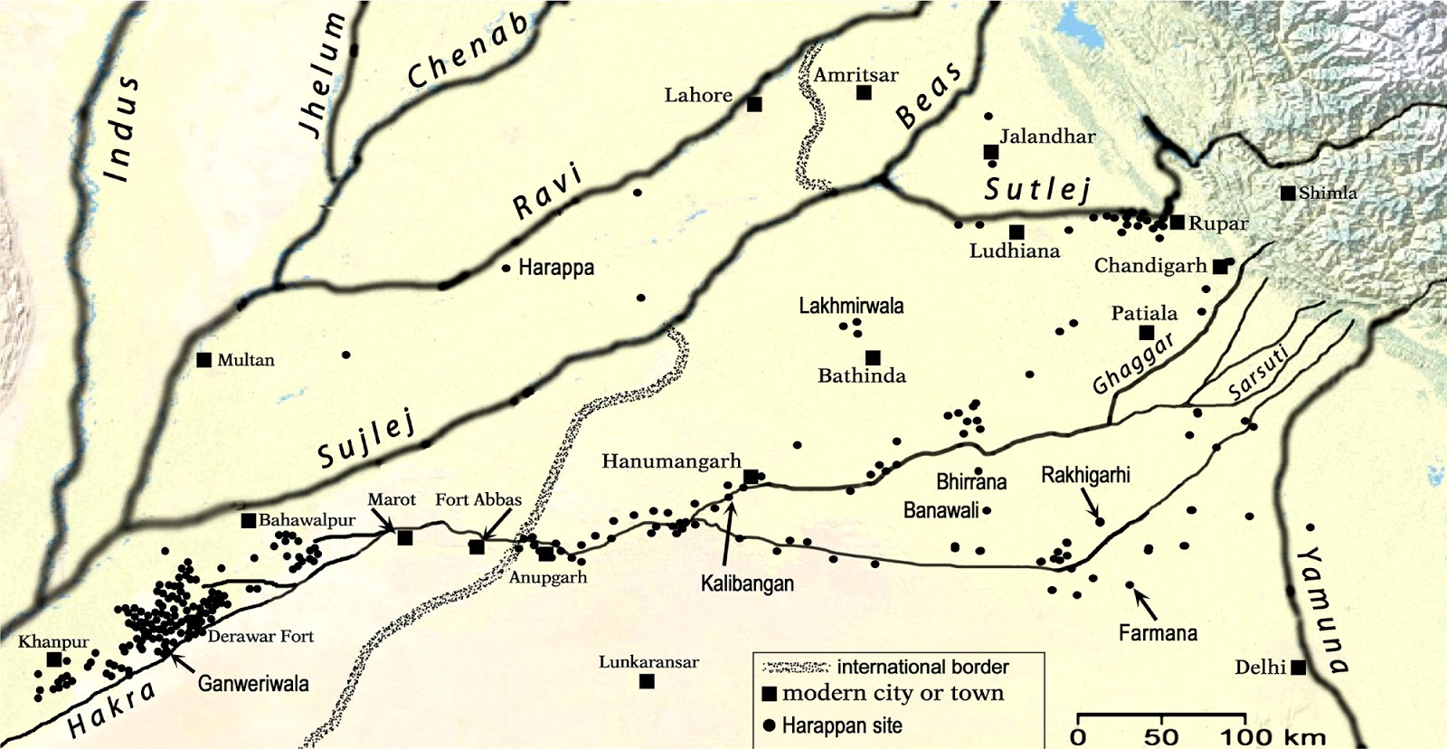 Sarasvati basin - Mature phase ds.jpg