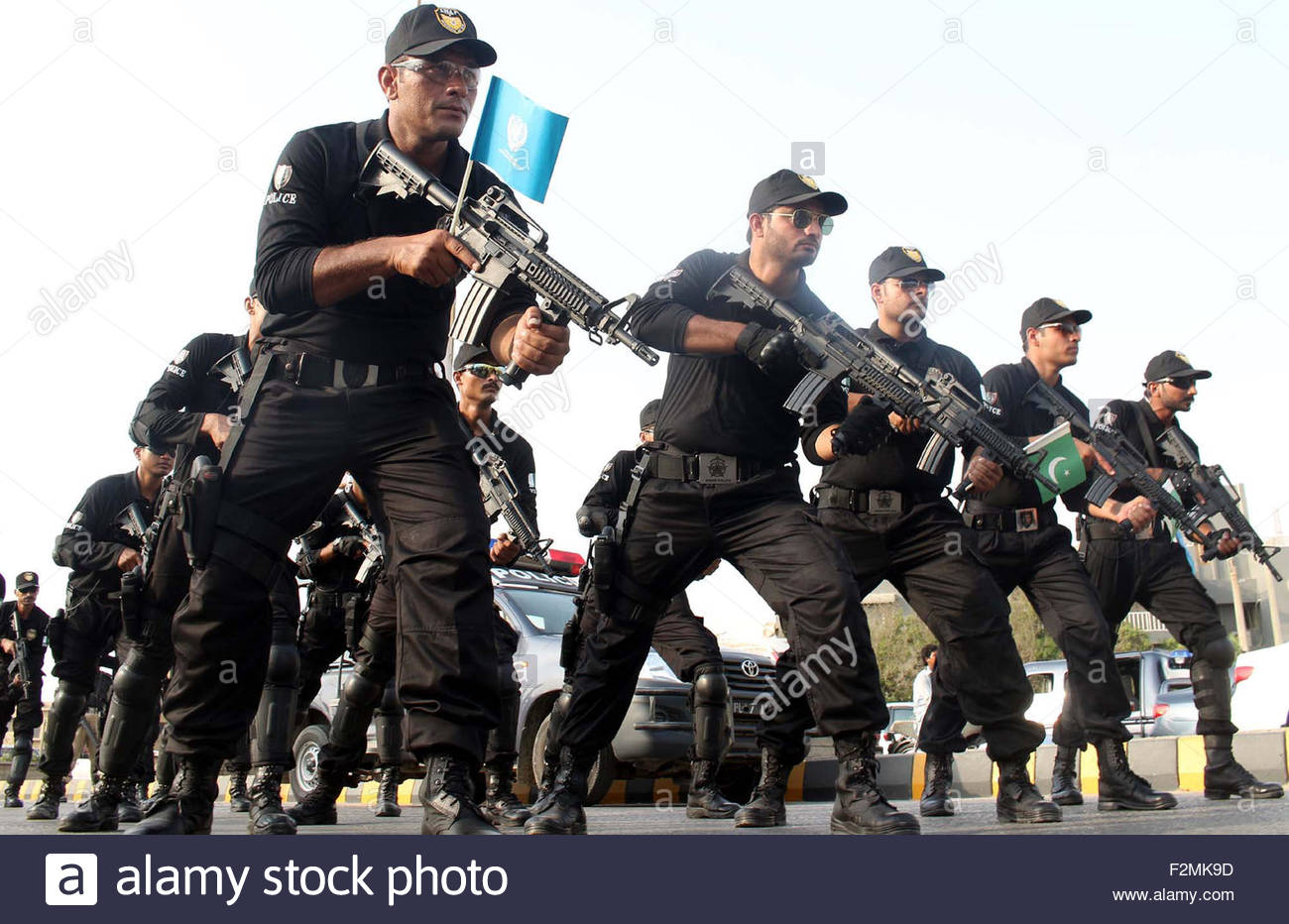 sindh-polices-commandos-are-participating-in-peace-walk-whereas-sindh-F2MK9D.jpg