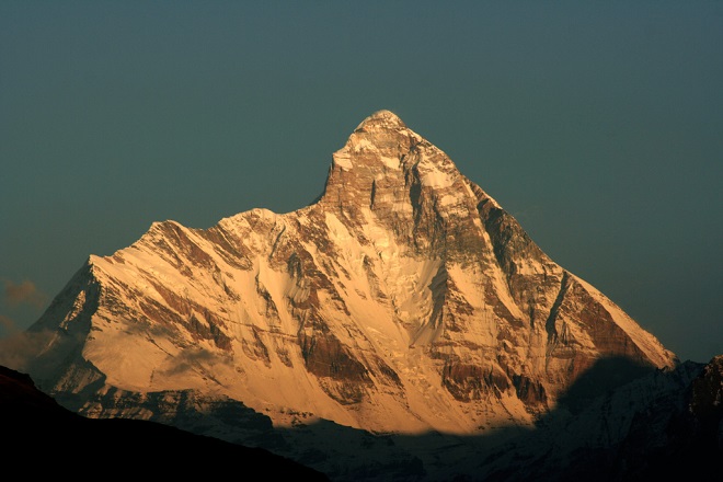 Somewhere on this mountain, Nanda Devi, a CIA surveillance device is buried..jpg