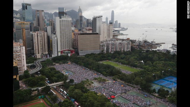 Tens of thousands of people gathered in Hong Kong's Victoria Park.jpg