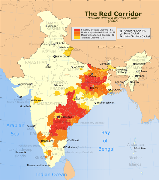 The_Red_Corridor_ver_1 naxalite insurgency map.png