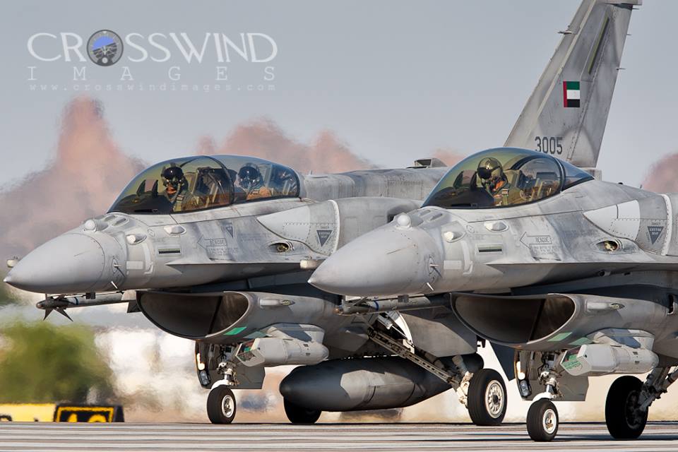 #UAEAF F-16E F Block-60 desert falcons ready for takeoff..jpg