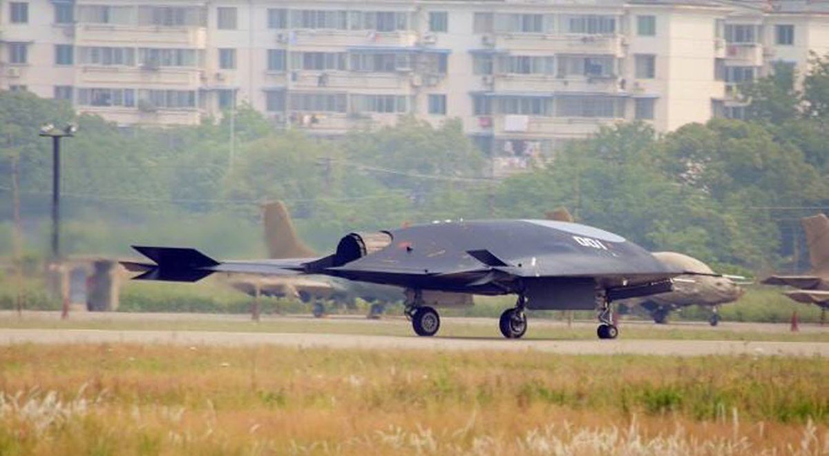 UCAV Sharp Sword side-rear view exhaust.jpg