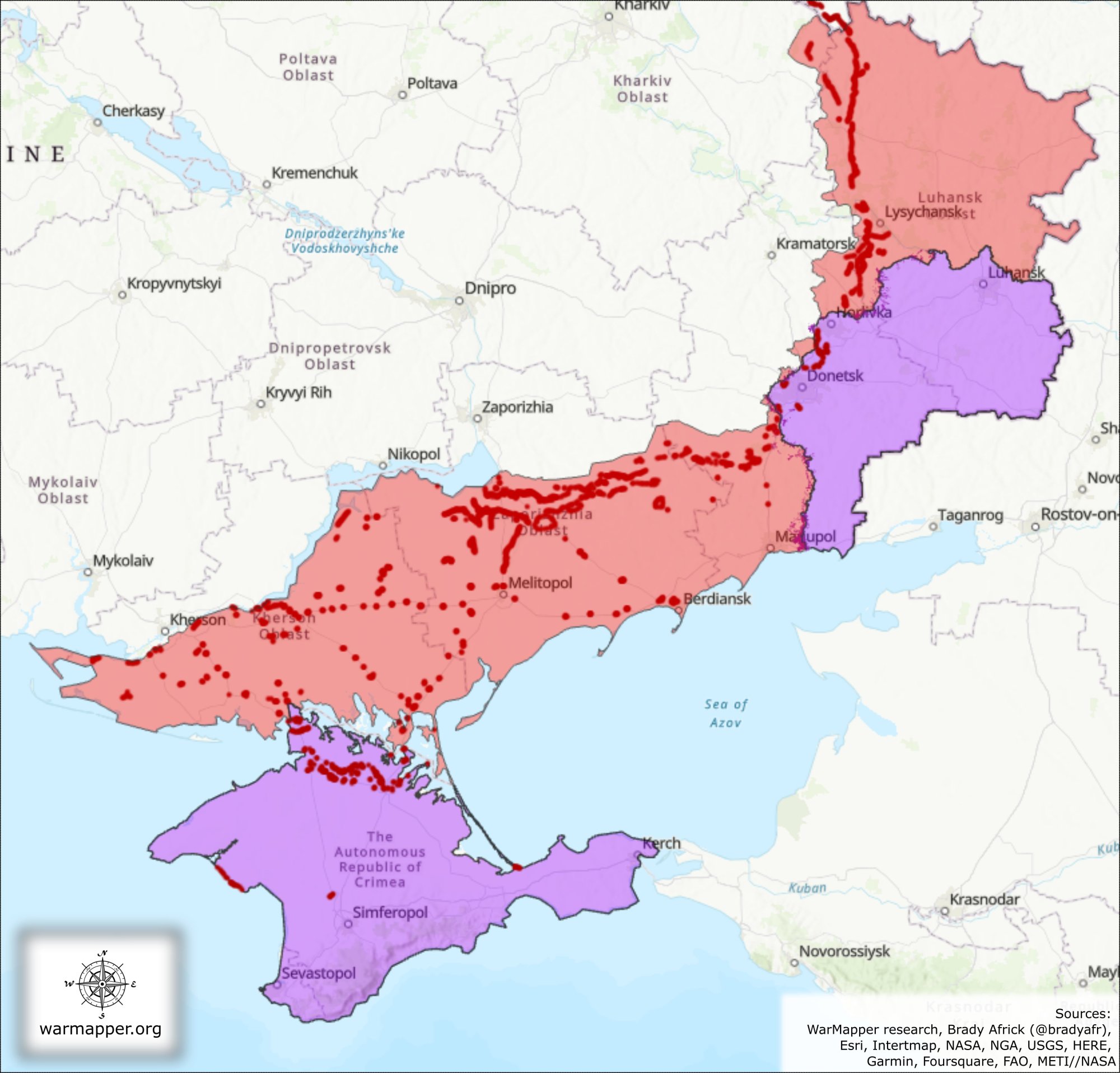 Ukraine Russia earthworks trenches fortifications Apr 10 23.jpg