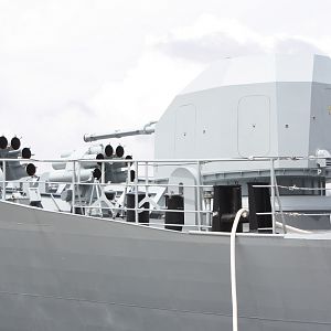 76mm Main Gun onboard F-22P Frigate