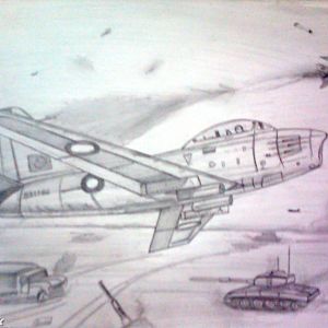 sabre destroys IAF gnat
