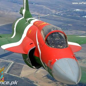 CLOSE UP OF JF-17 IN FLIGHT