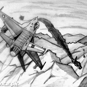 F-16 DESTROYS AN INTRUDER