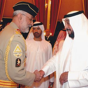 General TM Malik & UAE President