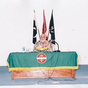 General TM Malik addressing his troops