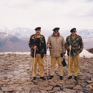 General TM Malik in the Northern areas