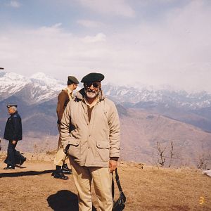 General TM Malik at the Siachin glacier
