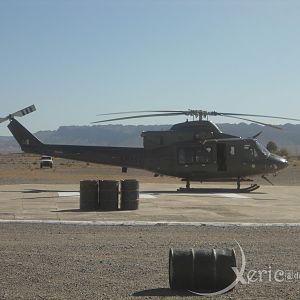 Bell 412 somewhere in Balochistan