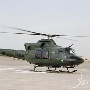 Bell 412 somewhere in Balochistan